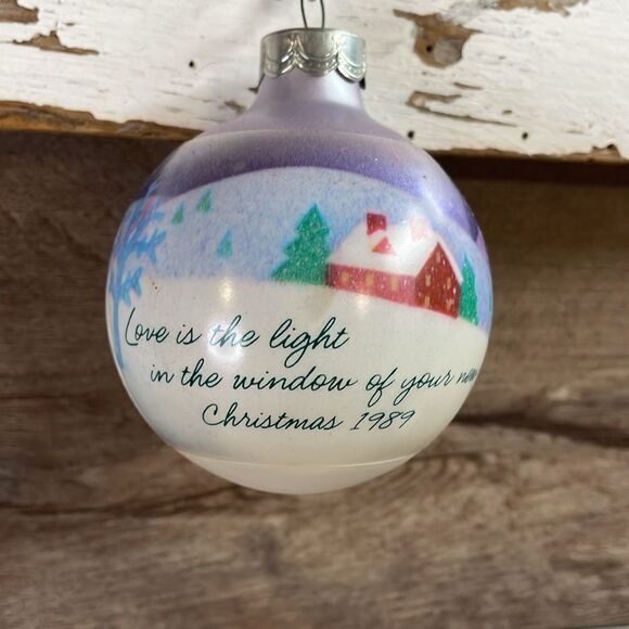 Hallmark New Home Ornament Vintage 1987, Glass Ornament, Keepsake - Picture 5 of 6